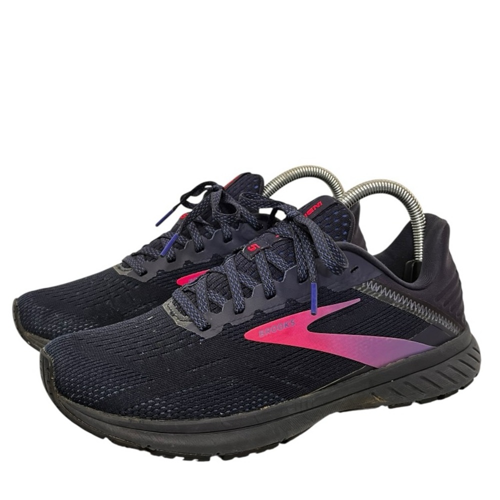 Brooks | Anthem 5 Navy Blue Pink Women’s Lace up Athletic‎ Running Sneakers 8.5 - Picture 4 of 10